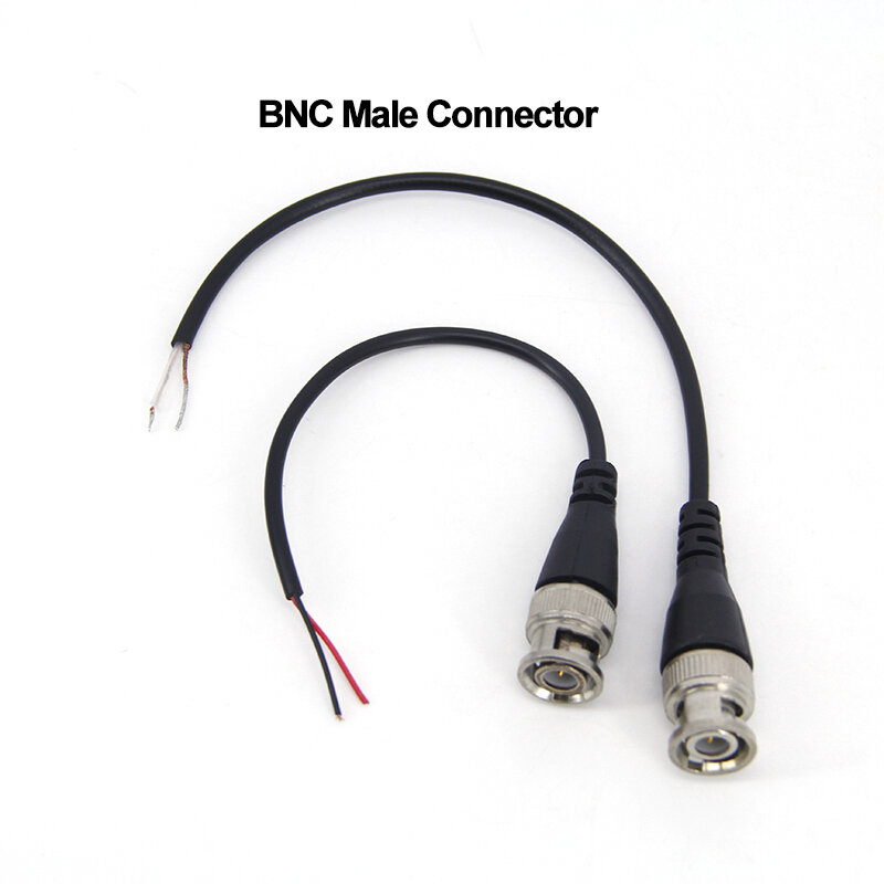 Connecteur mâle BNC Q9, câble d'alimentation en queue de over, connecteurs BNC, fil Nicarsignal, fil vidéo, A7, 2types