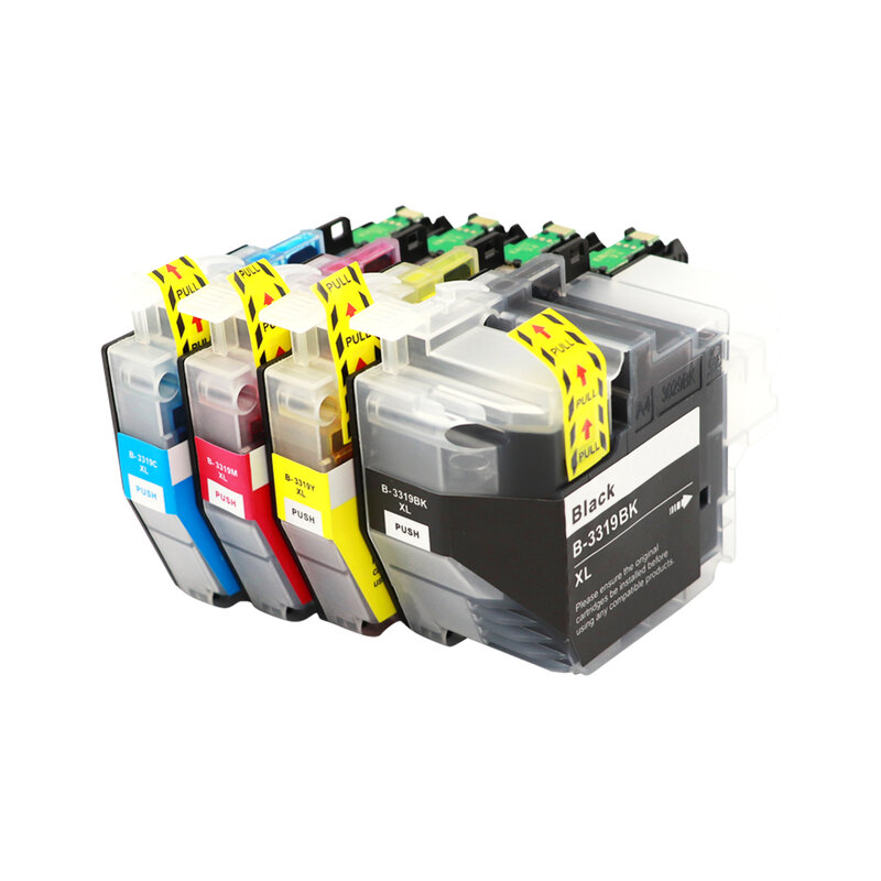 Cartucho de tinta compatível para impressora Brother, LC3319, LC3319XL, 3319XL, MFC-J6730DW, J6930DW, J5330DW, J5730DW, J6530DW