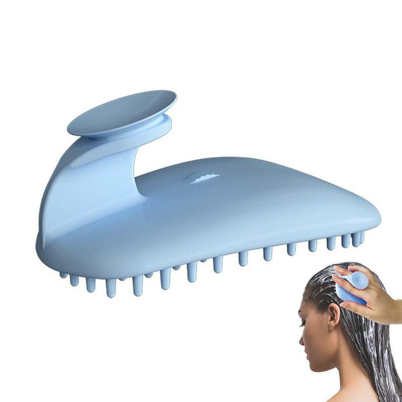 Shampoo Head Scrubber Soft Head Care Scrubber massaggiatore per cuoio capelluto strumento per spazzola per capelli strumento per massaggiatore per la testa Non irritante spazzola per capelli cuoio capelluto