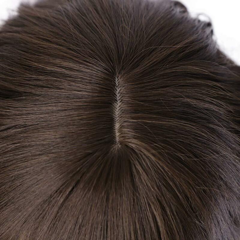 Nowe modele krótkie kręcone włosy damskie peruka nakrycia głowy płaska grzywka z włókna chemicznego mody codzienne dopasowanie