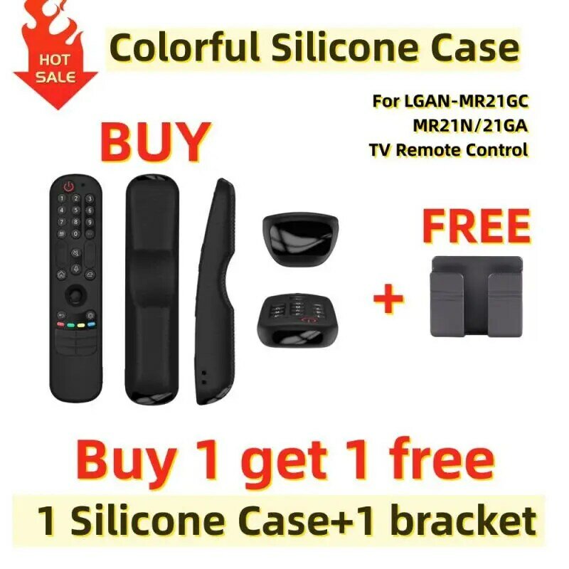 Colorful Silicone Case For LGAN-MR21GC MR21N/21GA TV Remote Control Full Cover Storage Box Silicone Protective Cover