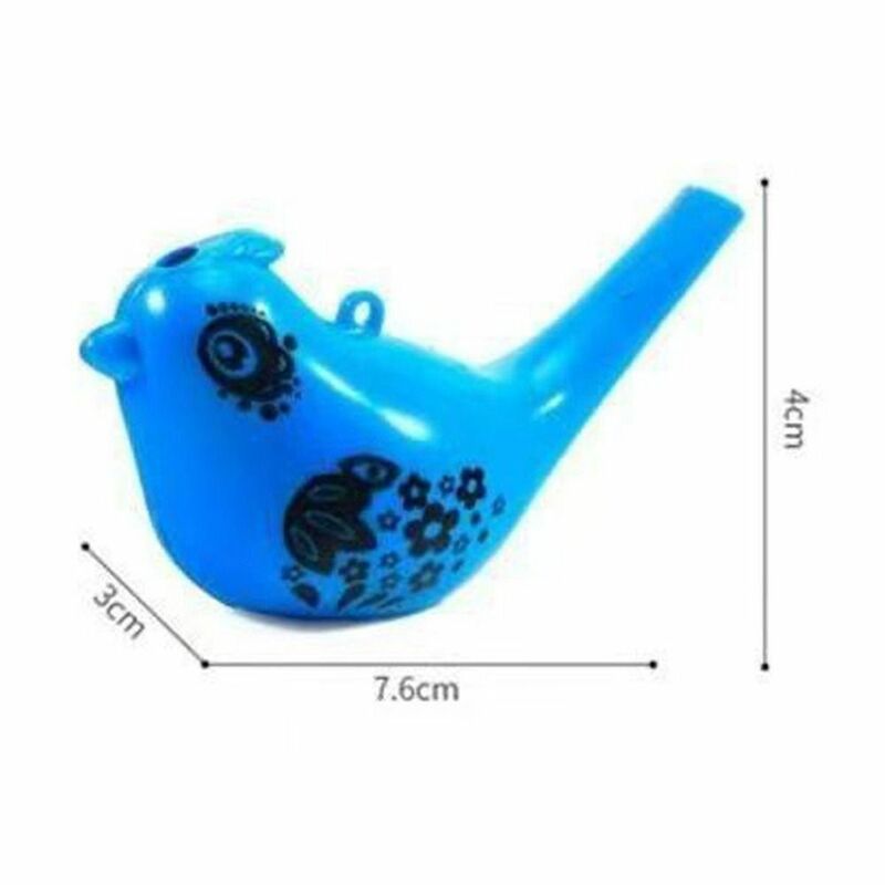 5PCS Colored Water Bird Whistle Noise Maker Toys Educational Drawing Musical Toy Random Novelty Party Whistles For Girls Boys