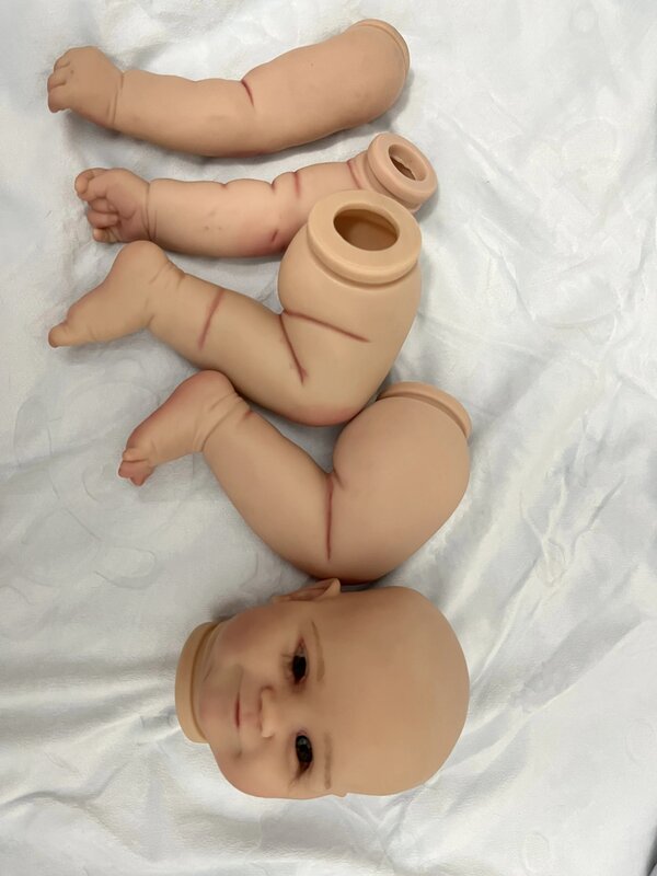 FBBD-Cutaut Limited Supply Made By Artist Luo, 20 "Reborn Baby Maddie Genesis Painting, Gril Body