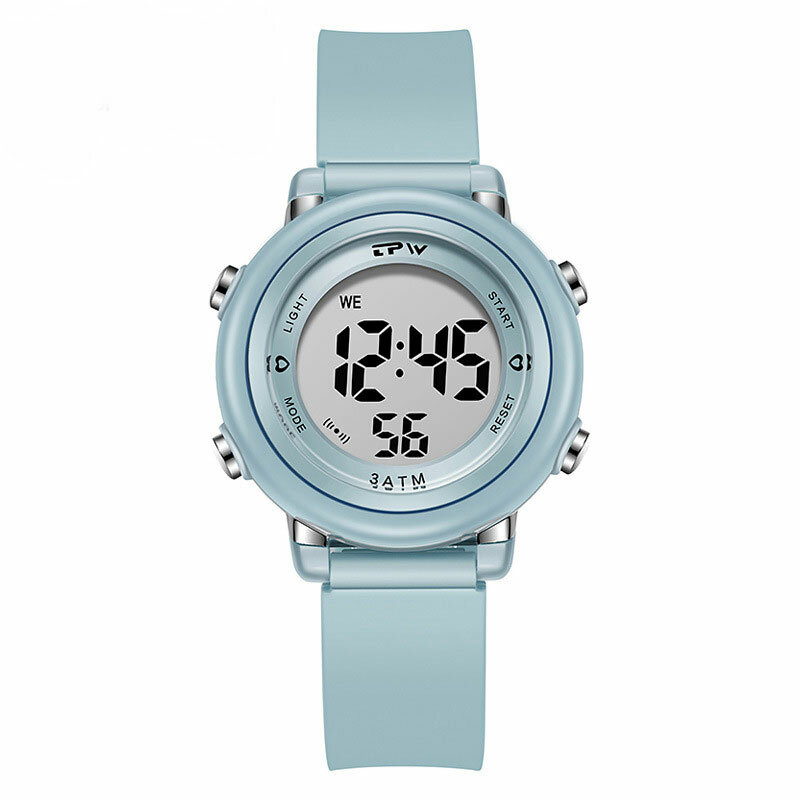 Cukierki miękkie silikonowe studenckie elektroniczny zegarek kreatywne tarcze dla dzieci wodoodporny zegar nocny wielofunkcyjny zegarek sportowy