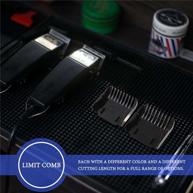 Electric Clipper Accessories,4Pcs Cut Clipper Limit Comb Guide Attachment Size Barber Replacement(1mm,1mm,2mm,3mm)