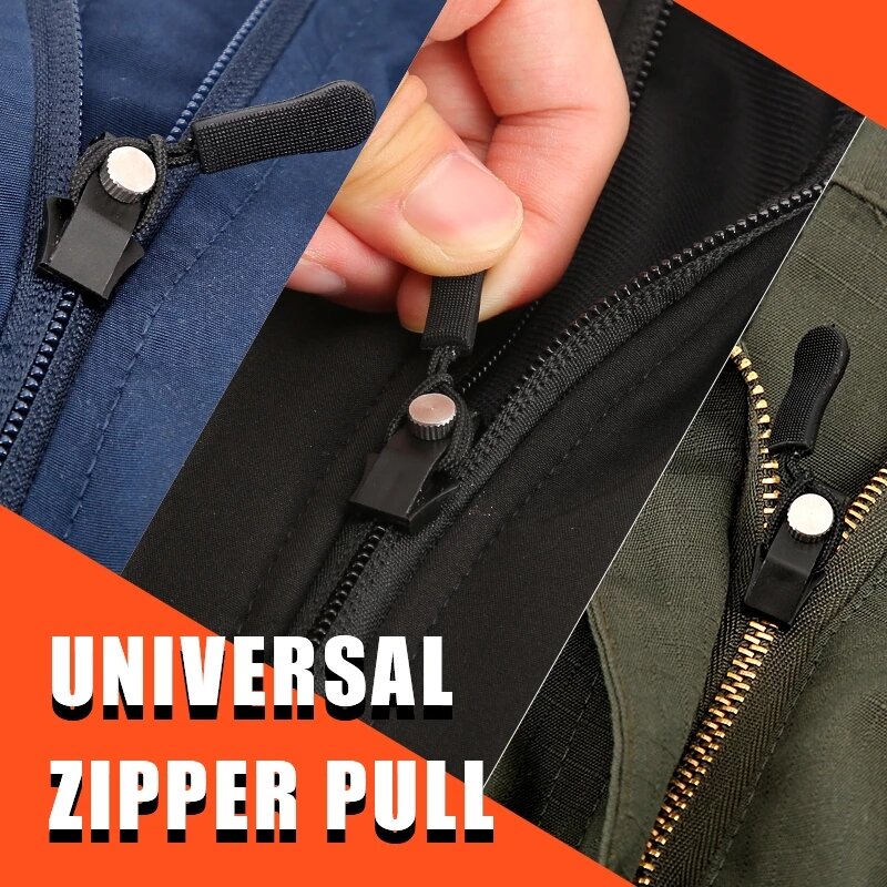6PCS/Set Instant Zipper Puller Universal Instant Fix Zipper Repair Kit Zip New Design Zippers Head Sewing Tools
