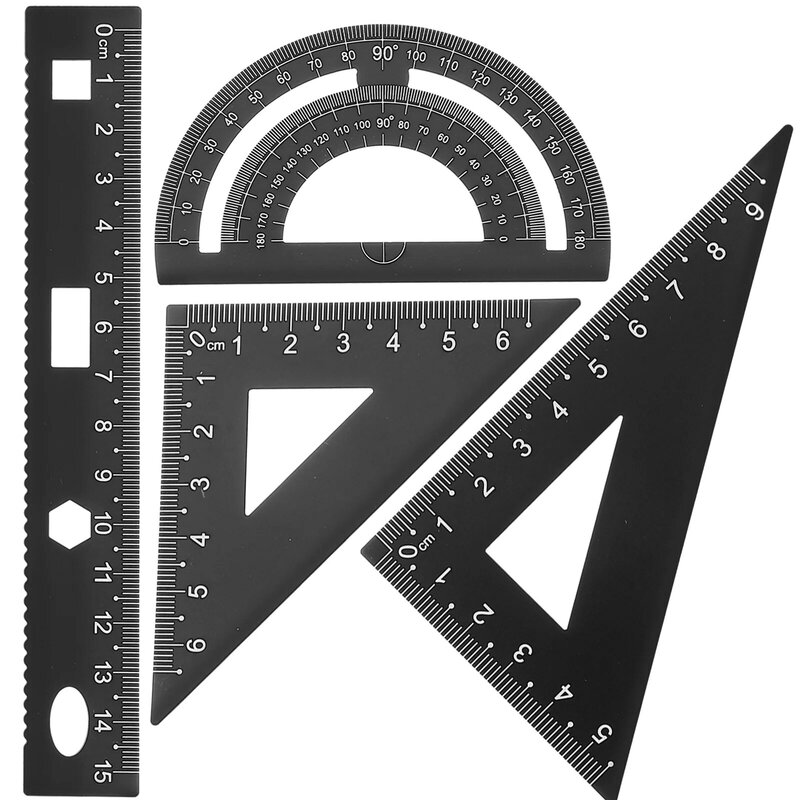 Academic Ruler Quilting Rulers and Templates Triangle Protractor Geometric Office
