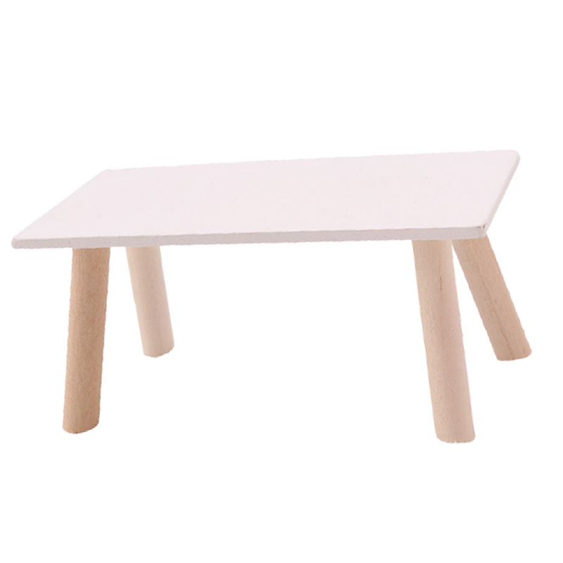Миниатюрная мебель, настольная модель, деревенский чайный стол «сделай сам», Миниатюрная игрушка для использования