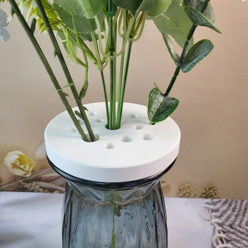 Porous Honeycomb Flower Holder Mold Flower Pot Bottom Plaster Cement Mould Desktop Decor Gypsum Aromatherapy Craft Resin Molds