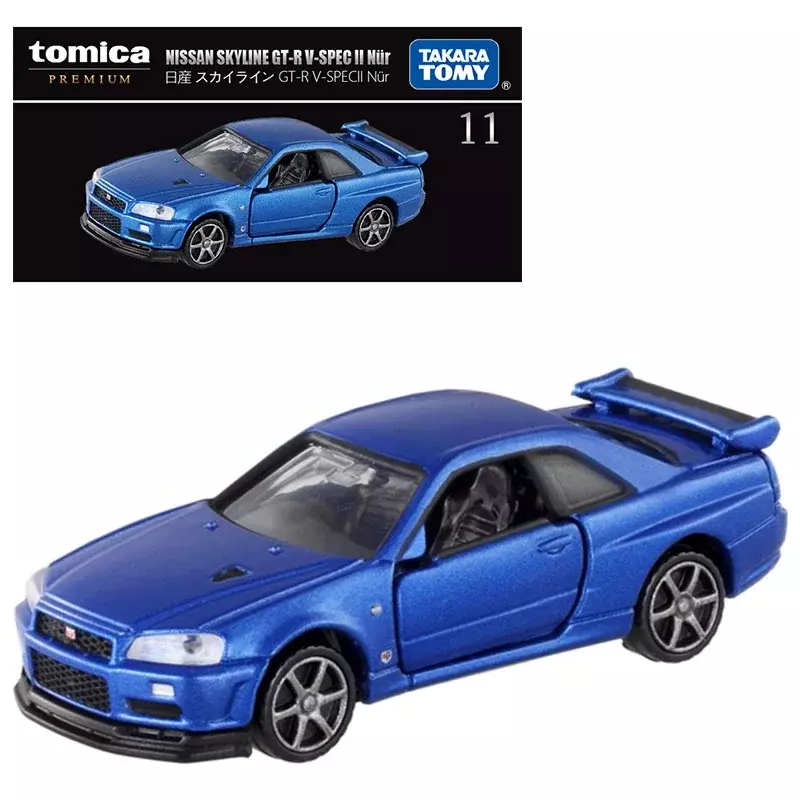 Takara Tomy Tomica mainan Model mobil Aloi Honda Nissan skala TP Premium seri reproduksi hadiah Natal Anak laki-laki dan perempuan
