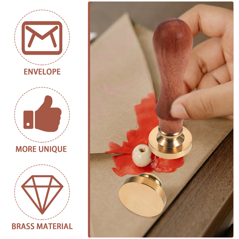 Diy Heads Sealer Head Lacquer Replacement Brass Envelope Sealing Accessories