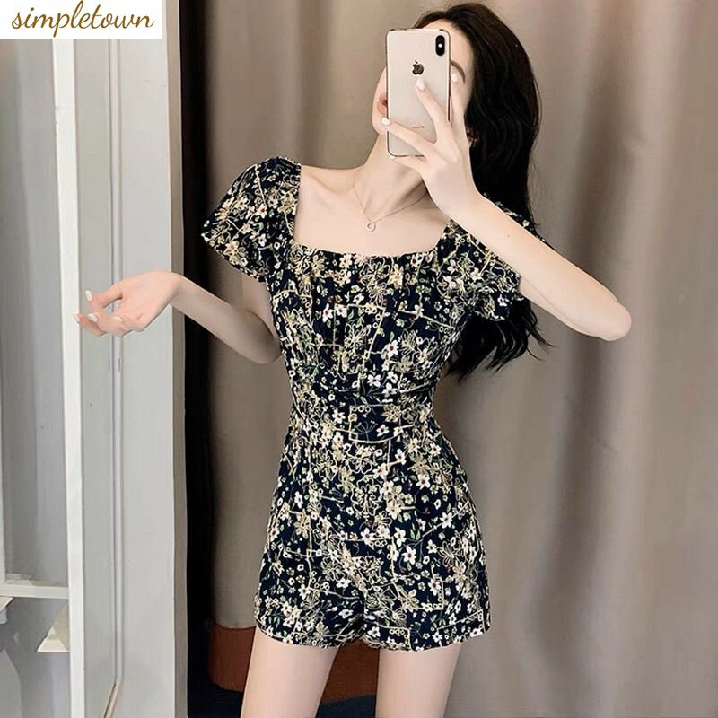 2024 New Jumpsuit Summer Thin Women's Small Stature Unique High-end Temperament Jumpsuit Goddess Style Shorts