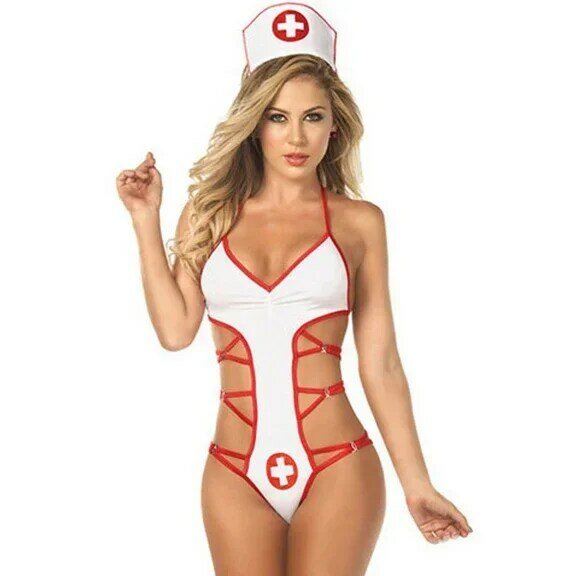 S-3XL Sexy Lingerie Hot Porno Women Baby Doll Dress Erotic Lingerie Cosplay Nurse Uniform For Sex Costumes Underwear Sexi Sex