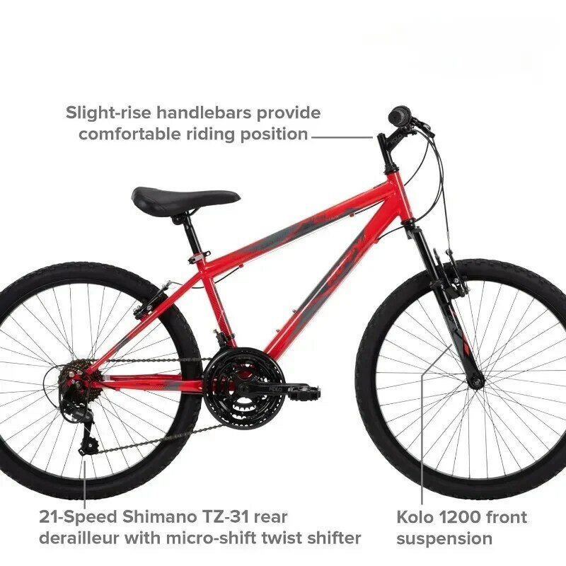 산악 자전거, 20-24 인치 휠, 13-17 인치 프레임, 다양한 색상