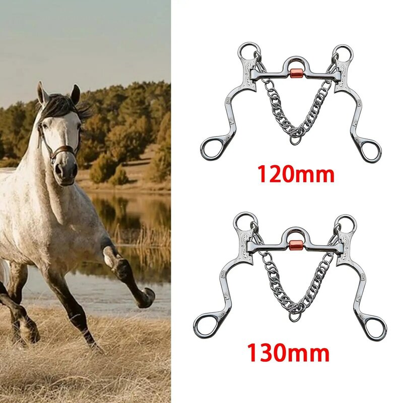 Horse Bit with Copper Mouth Stainless Equestrian Equipment
