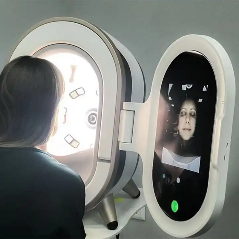 Máquina analizadora de piel para salón de belleza, máquina analizadora de piel, prueba facial 3D, novedad