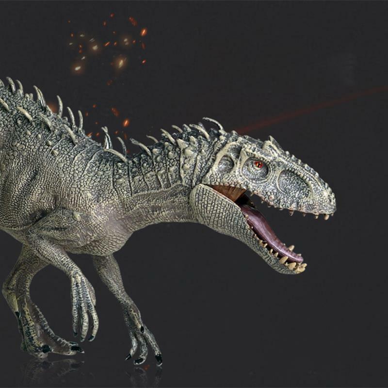 Figura de acción de Jurassic World Indominus Rex con mandíbula móvil, dinosaurio de 22x7cm, modelo de colección, muñeca, juguetes, regalo