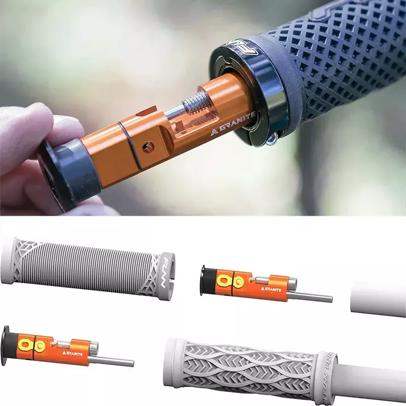 Kit multiutensile in granito-strumento per bicicletta compatto conservato nel tubo dello sterzo set per bici Multi bike Tool