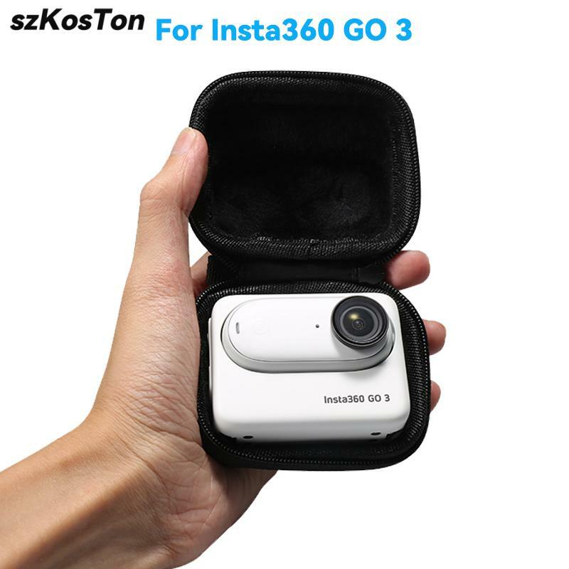 กระเป๋าเก็บของขนาดเล็กสำหรับ Insta360 GO 3แพคเกจแบบสแตนด์อโลนกล่องป้องกันสำหรับ Insta360 GO 3อุปกรณ์เสริมกล้อง