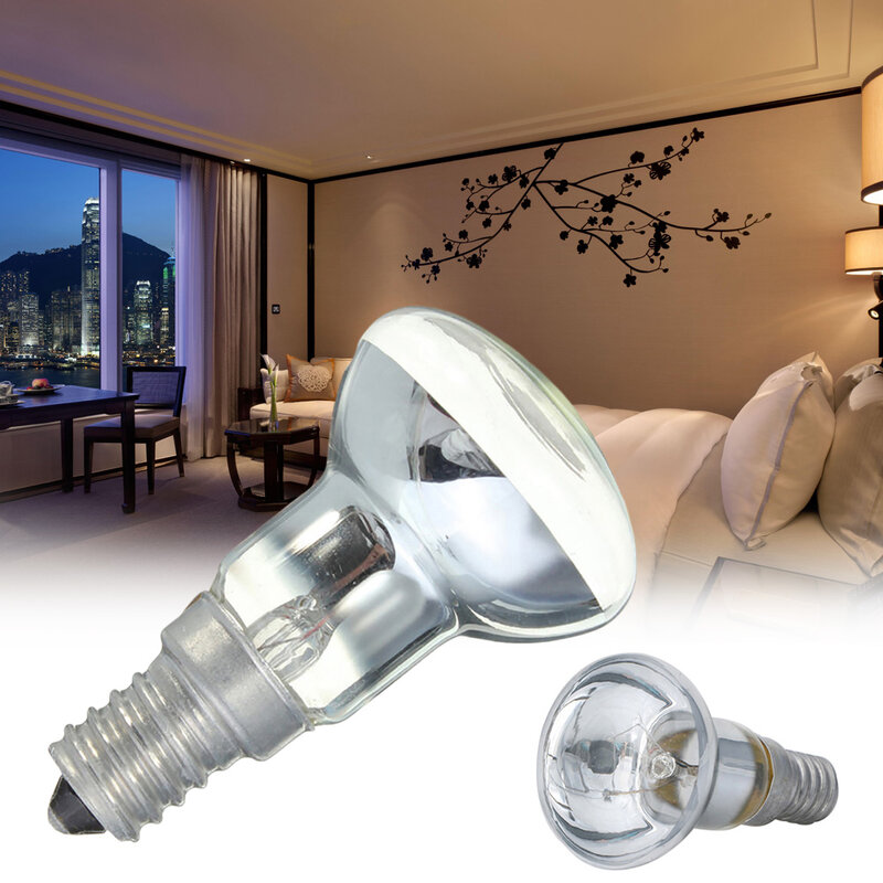Ampoule Edison 30W E14, support de lumière R39, réflecteur, lampe à lave à filament In347, lampe vintage, fournitures pour la maison