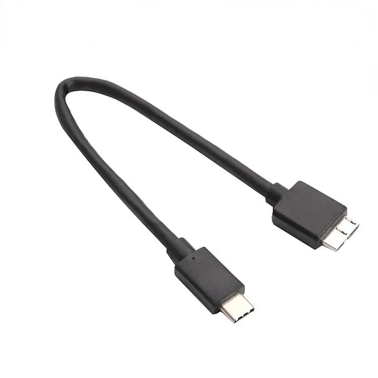 USB Type C 3.1 To Micro B 3.0สำหรับ Samsung NOTE 3 S5 2.5นิ้วสายแท็บเล็ต micro B Cable อุปกรณ์เสริม