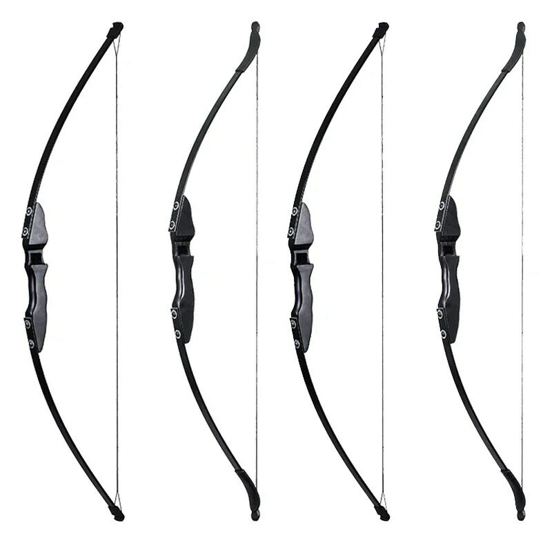 1pc Archery Recurve Bow Take-Down Straight Draw Bow For Children Adults Beginner Shooting Practise Hunting Game Accessories