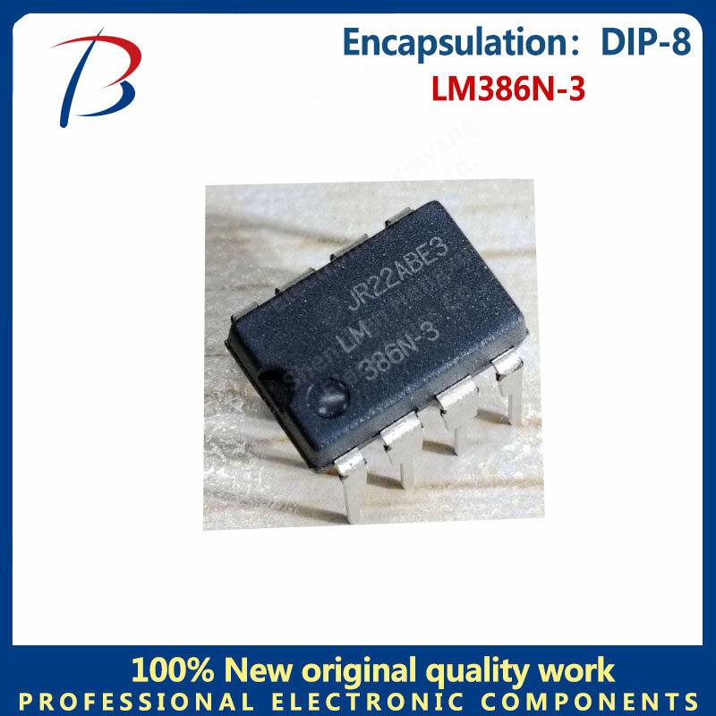 Amplifier daya audio DIP-8 paket LM386N-3, LM386N-3 layar sutra 10 buah