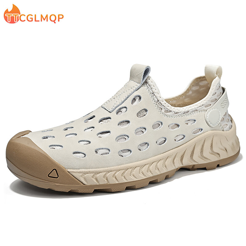 Brand Men Casual Shoes Plus Size Loafers Summer Outdoor Mesh Walking Shoes Men Breathable Slip On Driving Shoes Men's Sneakers