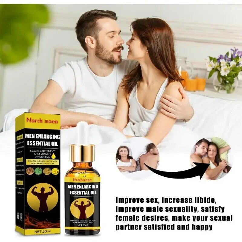 Aceite Esencial de crecimiento espesante para hombre, líquido para agrandar más grande, mejora la salud de los hombres, líquido lubricante