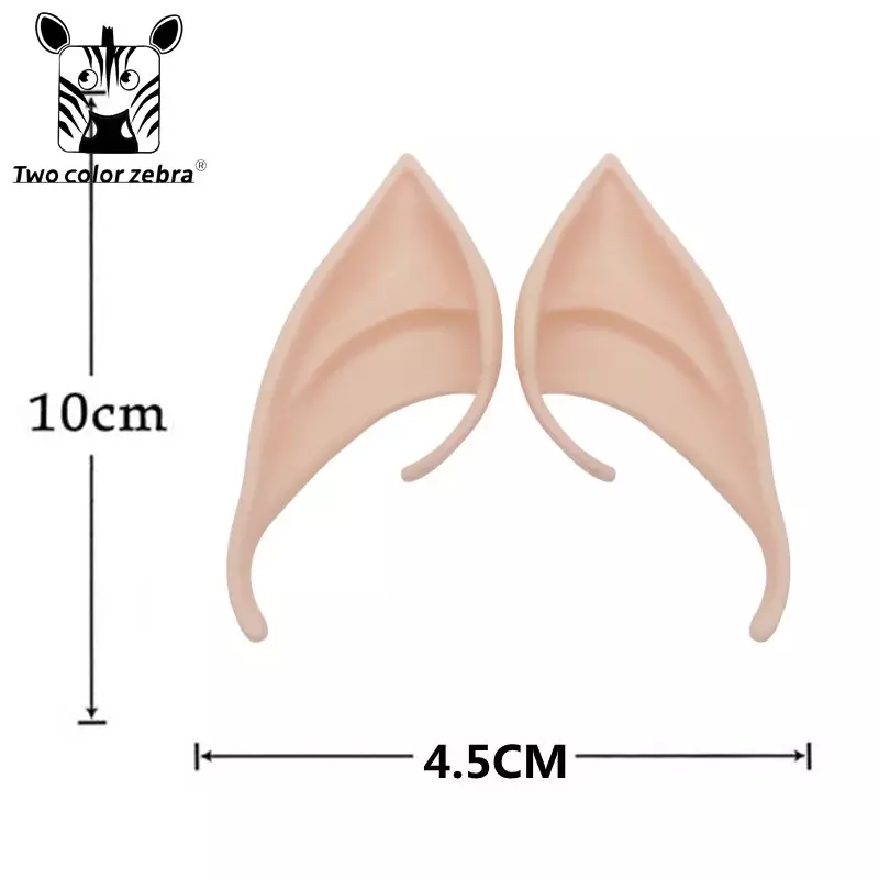Halloween Party Decoration Latex Ears Fairy Cosplay Costume Accessories Angel Elven Elf Ears Photo Props Adult Kids Toys Supply