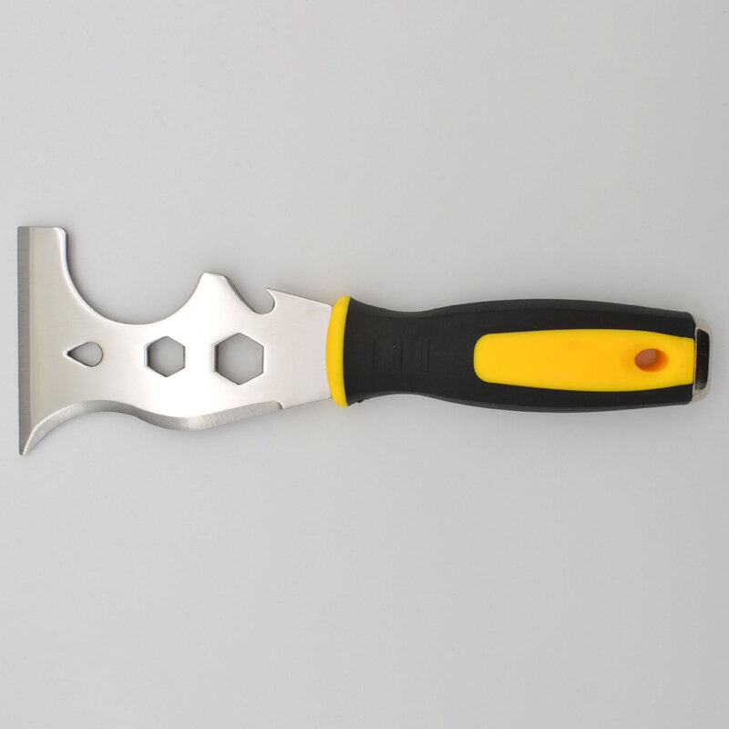 Cuchillo de masilla de acero inoxidable 13 en 1, herramienta de mano antioxidante, fácil de usar para palear pintura y pegamento