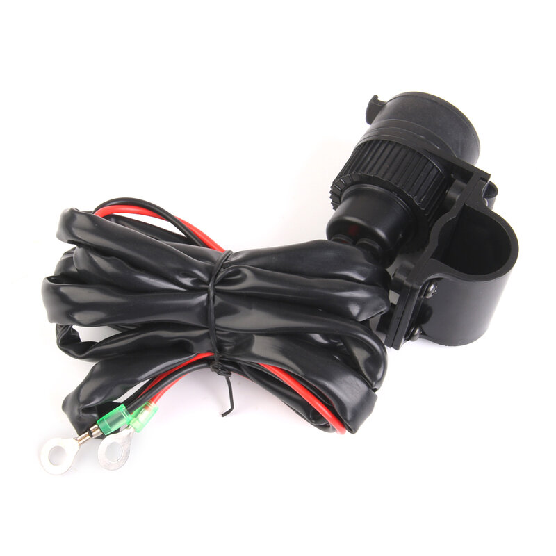 12V Car  Lighter Power Socket Plug Outlet with Bracket
