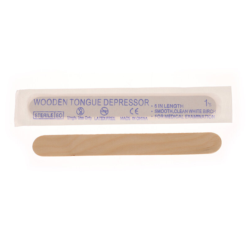 1Box Approx Wooden Body Hair Removal Sticks Wax Waxing Disposable Sticks Beauty Toiletry Kits Wood Tongue Depressor Spatula