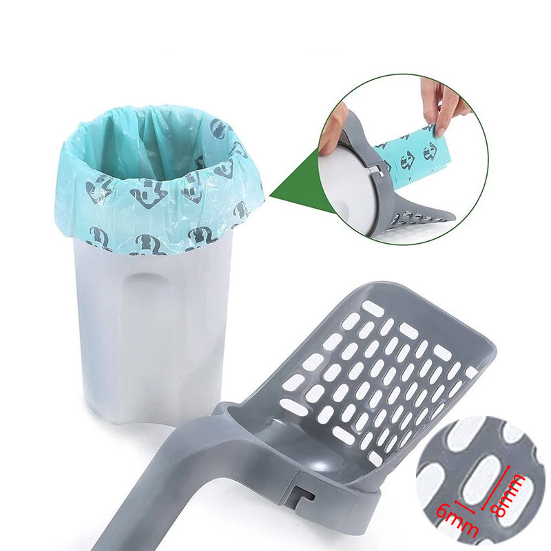Cat Litter Shovel Scoop Filter, Limpe Toalete Lixo Picker, Caixa Auto-Limpeza, Suprimentos Cat, Acessório