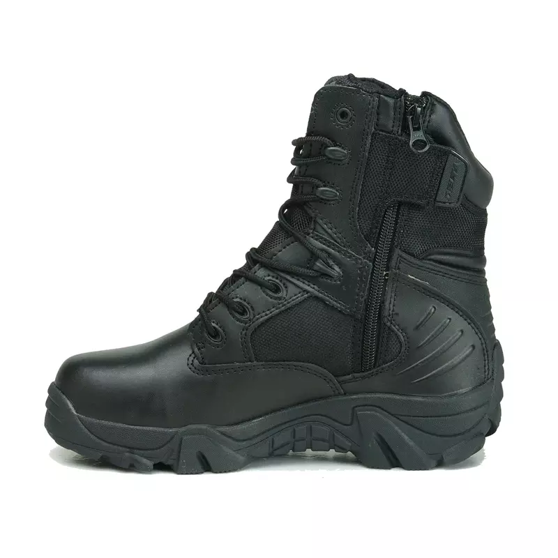 Zapatos de trabajo de cuero para hombre, botas militares Delta, fuerzas especiales, en el desierto combate táctico, botines de nieve, Otoño e Invierno