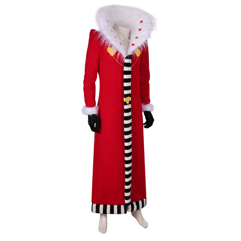 Мужская шляпа красное пальто солнцезащитные очки Валентино Косплей Фэнтези костюм мужской мультфильм хазбин ролевые игры куртка перчатки наряды костюм на Хэллоуин