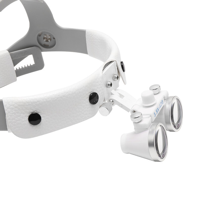 Dentistry Binocular Magnifying Glass Hand band Dental Loupes Dental Unit Dentistry White 3.5X *420 MM