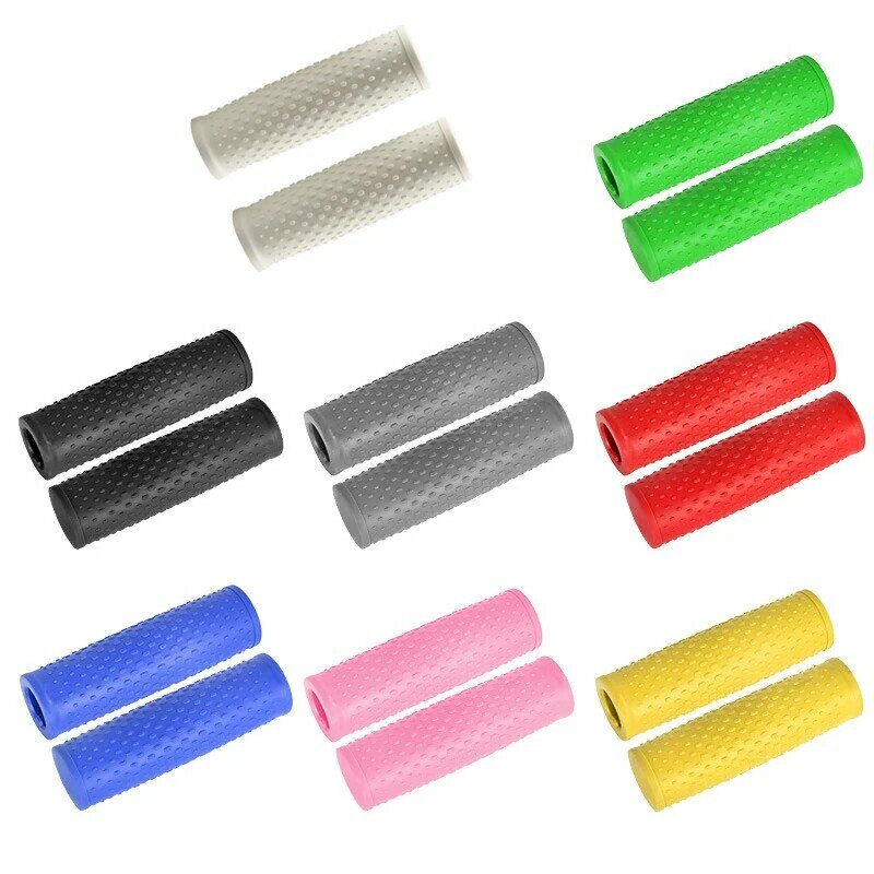 Empuñaduras de mango de color para patinete eléctrico Xiaomi M365 1S PRO 2, funda de manillar, goma antideslizante, piezas de cubierta de silicona