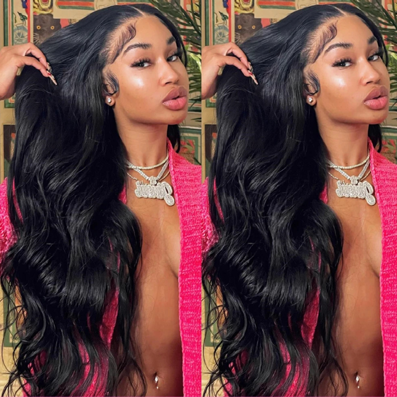 Body Wave Lace Front Wig 40 Inch 13x6 Hd Transparent Lace Frontal Wig Human Hair 13x4 Glueless Pre Plucked Wigs Brazilian Hair