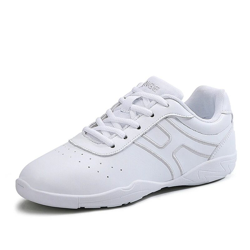 ARKKG dziewczęce białe buty dopingowe buty treningowe dla maluchów buty do tańca tenisowego dla dzieci