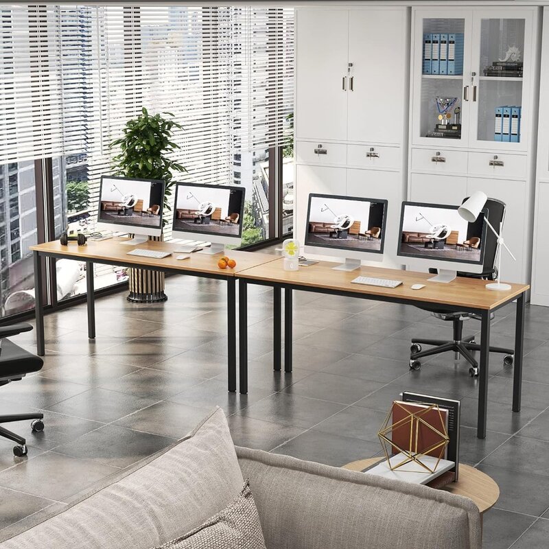 Escritorio de ordenador x-grande de 63 pulgadas, tablero de madera compuesta, escritorio de oficina en casa/estación de trabajo/MESA, decente y estable