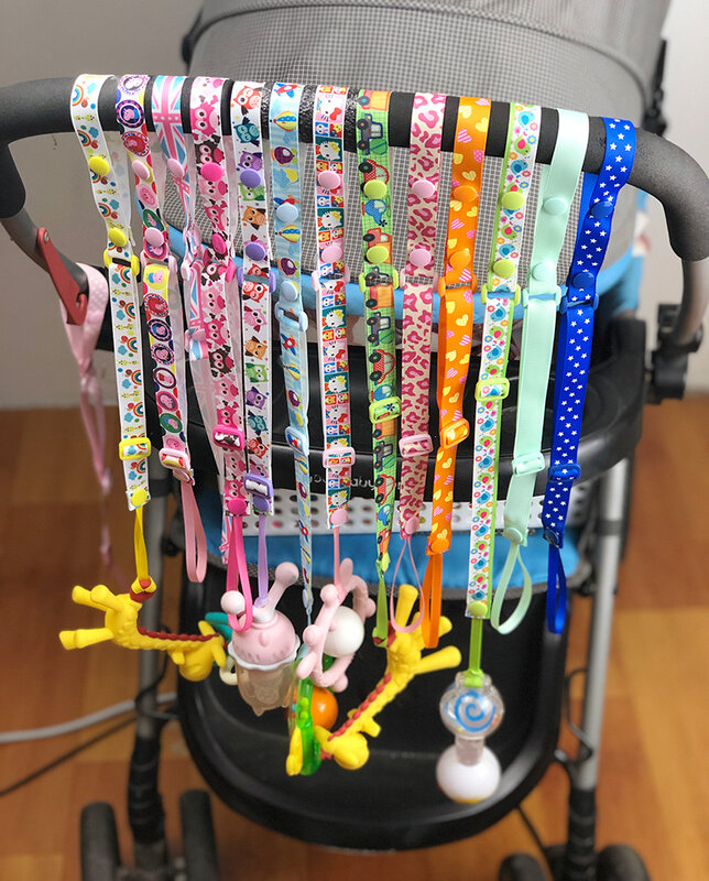 Baby Stroller Anti-lost Chain Teether Toys Fixed Bind Belt Hanger Strap Trolley Lanyard Hangers Stroller Anti-Drop  Accessory