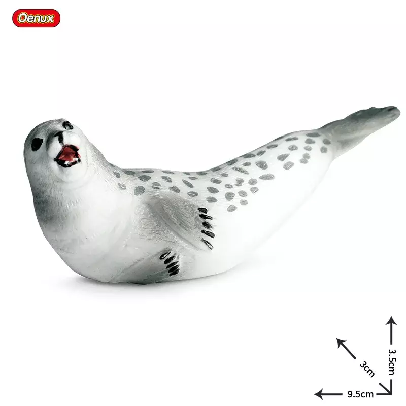 cognitive solid simulation animal seals, fur seals, marine animal models, toy ornaments, figurines