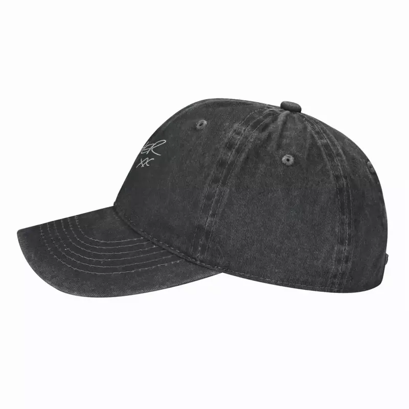 Fletcher Merch-Chapeau de cowboy avec logo blanc pour hommes et femmes, chapeau Derby noir, chapeau d'anniversaire pour enfants