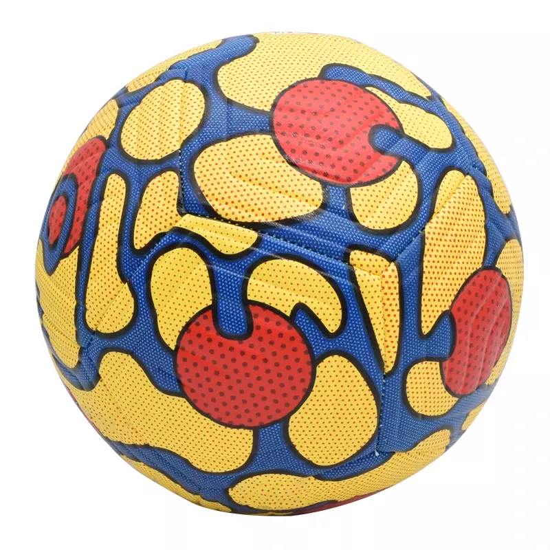Bola de futebol costurada máquina, tamanho padrão 5, bola de futebol do plutônio, liga exterior dos esportes, bolas do treinamento do fósforo