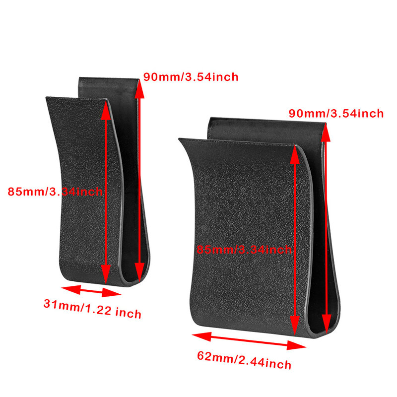 Tactical KYWI 9mm 5.56 7.62 Hook in Back Kydex Wedge Insert Quick Open Magazine Pouch CS Pistol Airsoft Hunting Mag Carrier Clip