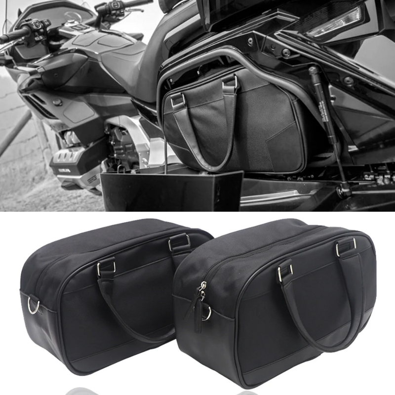 Motorcycle Trunk Saddlebag Saddle bags Liner Set Inner Bag Side Case For Honda Goldwing Tour 1800 GL1800 F6B 2021 2022 Alforja
