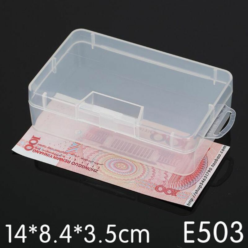 Пластиковый контейнер коробка для ювелирных изделий практичный ящик для инструментов чехол детали для шитья бокс для хранения прозрачных компонентов винтов