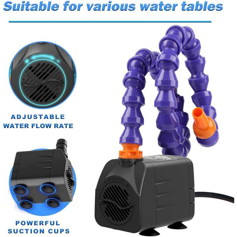 Water Table Pump Activity Table para crianças Dispositivo de abastecimento de água ajustável Jogos ao ar livre Brinquedos para crianças