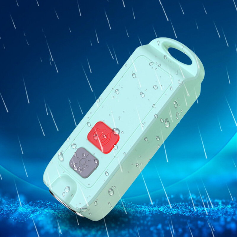 Alarma antilobo de 1 piezas, fácil de cargar, fuerte y visible, alerta de autodefensa, impermeable, para situaciones de emergencia